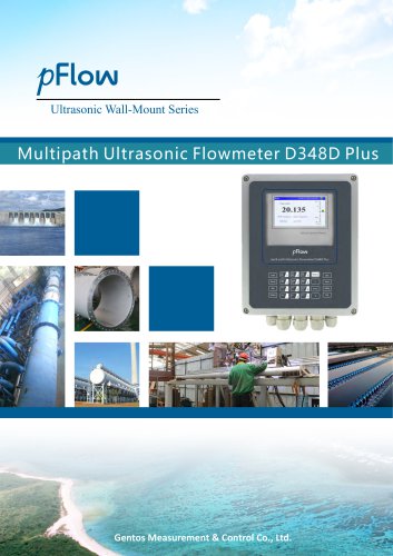 Multipath Ultrasonic Flowmeter D348D Plus