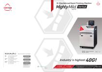 "MIGHTY-MILD VERTICAL" HIGH-GRAVITATIONAL BARREL FINISHING MACHINE