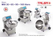 Mixers MIX 30 • 65 • 95 • 165 liters
