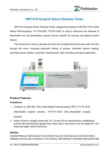 SWT-01H Surgical Suture Diameter Tester