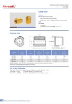 DG series Tapping preparetions, internal and external thread design.