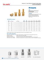 In-saiL heat-staking threaded insert FB series