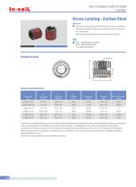 L329-3-IC/L329-332-IC series Screw Locking-Carbon Steel,installation is simple,fast,convenient,and enhance the strength of the screw holes.