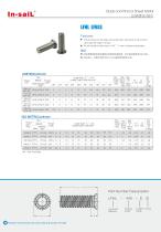 LFHL/LFHLS series Flush-head studs with high pushout and torque-outresistances.