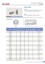 LSKL series With hex socket drive and threaded blind hole, silm flanksand the unthreaded lead support easy assembly.