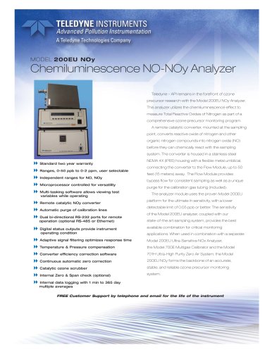 Chemiluminescence NO-NOy Analyzer