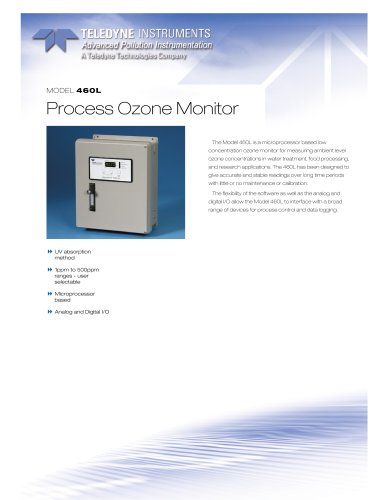 Model 460L Process Ozone Monitor