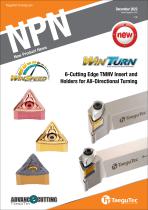 6-Cutting Edge TNMV Insert and Holders for All-Directional Turning