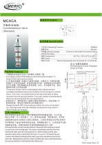 Balancing valve MCACA series