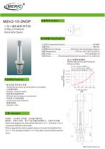 Poppet hydraulic directional control valve MSV2-10-2NOP
