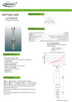 Spool hydraulic directional control valve MHF08S-34M