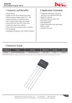 Dual Output Unipolar Hall IC AH4158