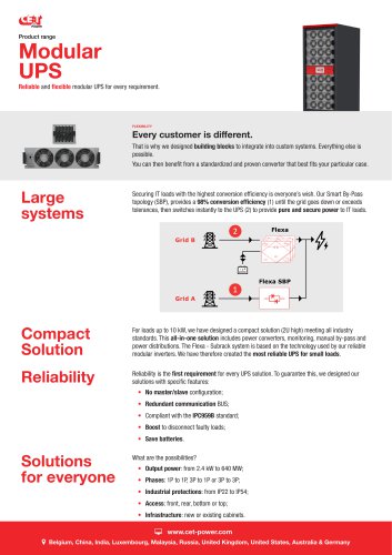 Modular UPS