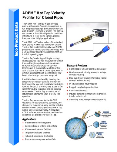 Hot Tap Closed Pipe Velocity Profiler