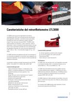 Caratteristiche del retroriflettometro LTL3000 - 1