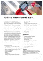 Funzionalità del retroriflettometro LTL3500 - 1