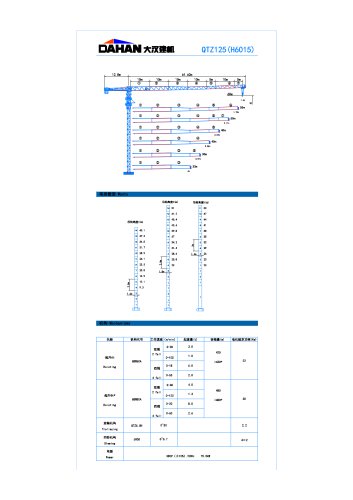 H6015 DAHAN Flat-top Tower Crane 2021 Jan