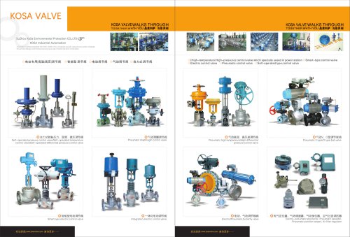 Electro-pneumatic control valve - self-operated pressure control valve-KOSA VALVE