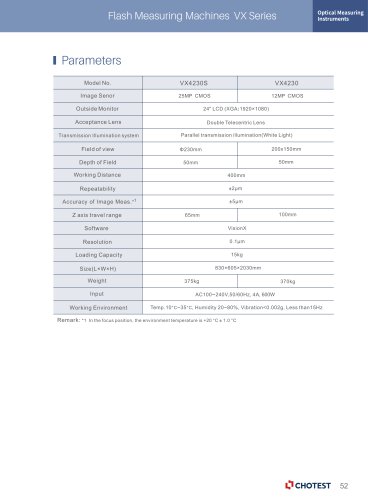 Flash Measuring Machine-VX4230 VX4230S