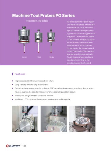 Machine Tool Probes PO Series