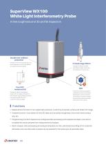 White Light Interferometry Probe SuperView WX100