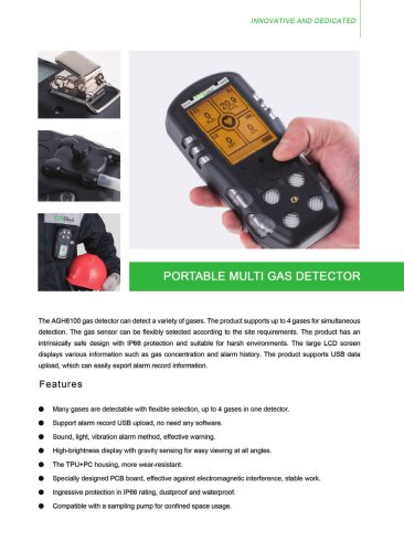 Portable Multi Gas Detector