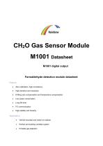 HCHO gas sensor