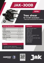 JAK-300B Tree shear