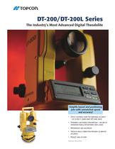 DT-200 series  DIGITAL THEODOLITE