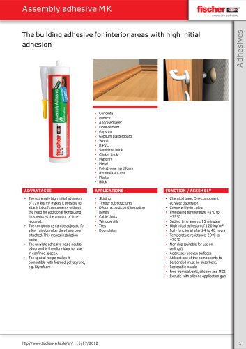 Assembly adhesive MK