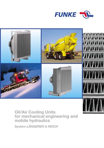 Oil/Air Cooling Units for mechanical engineering and mobile hydraulics