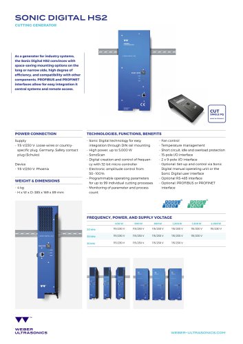 SONIC DIGITAL HS2 2017