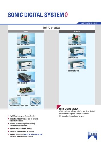 SONIC DIGITAL SYSTEM