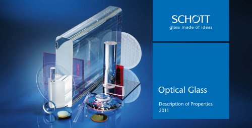 Optical Glass 2011 - Catalogue