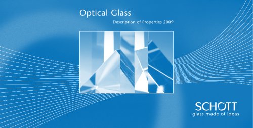 Optical Glass Catalogue 2010