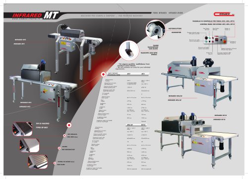 Drying Infrared Ovens model MT