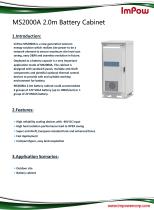 MS2000A 2.0m Battery Cabinet