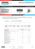 SIL HV SERIES REED RELAY