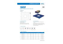 LOCOSC LP7629 material irrigation low profile floor scale