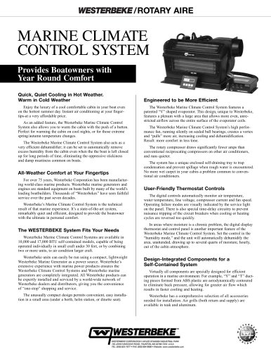 MARINE CLIMATE CONTROL SYSTEM