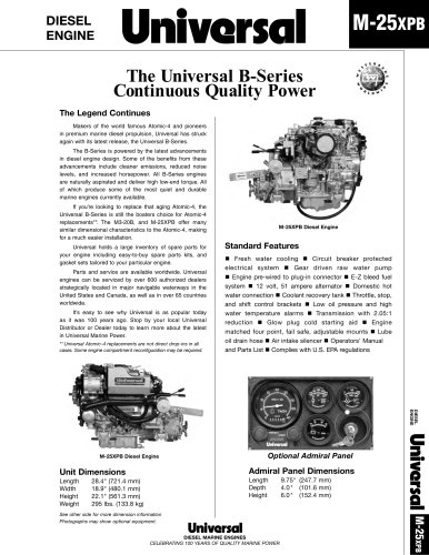 The Universal B-Series Continuous Quality Power