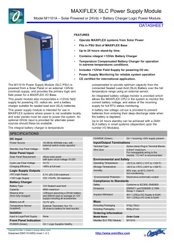 MAXIFLEX SLC Power Supply Module