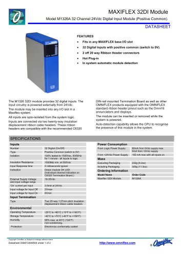 Model M1326A 32DI-24