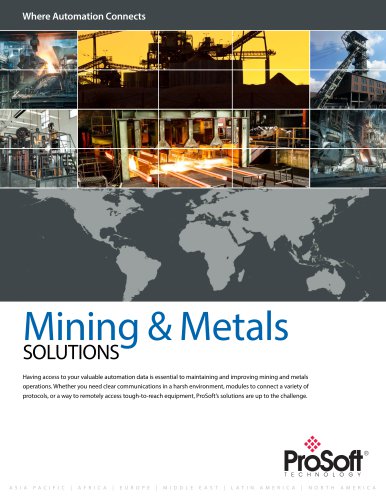 Mining & Metals Solutions Brochure