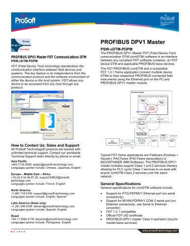 PROFIBUS comDTM