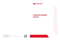 PLANETARY GEARBOX CATALOG