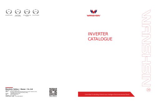 WANSHSIN Inverter Catalog