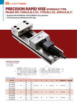 HG PRECISION RAPID VISE (Mechanical /Hydraulic Type)