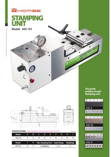 STAMPING UNIT for Zero Point Quick Change Devices