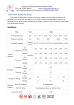 Date sheet-6650 NHN insulation paper